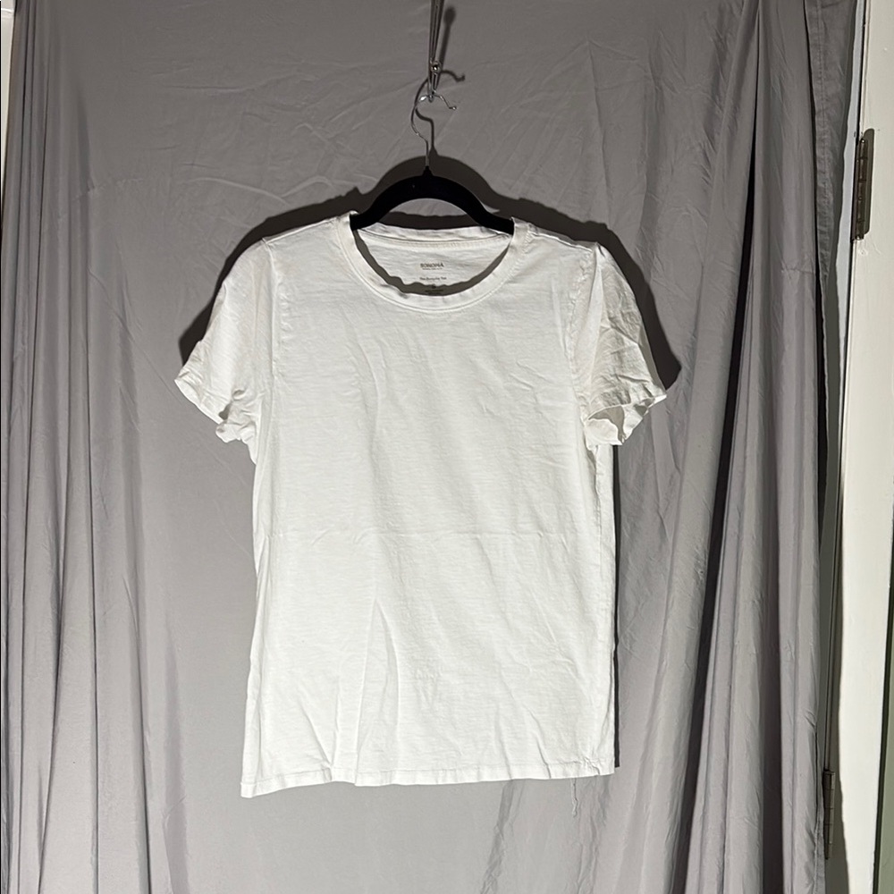 Sonoma White Fitted Short Sleeve T-Shirt
